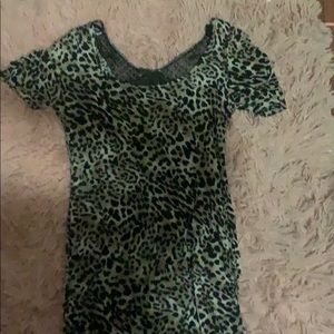 Leopard print top